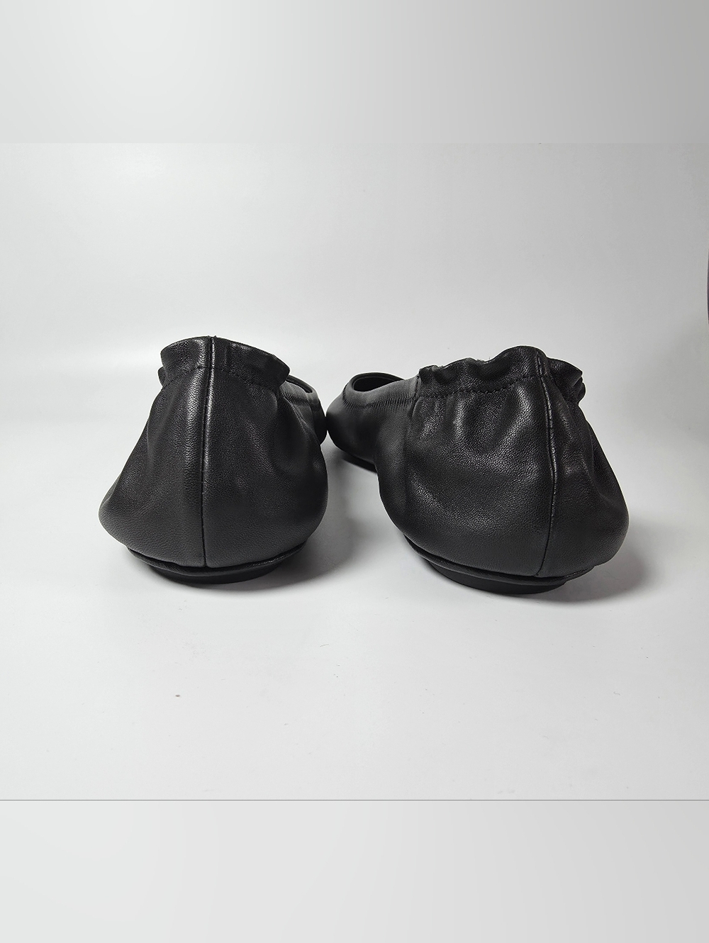 Quince Italian Leather On-The-Go Black Ballet Flat Woman's Size 10 - Picture 8 of 13